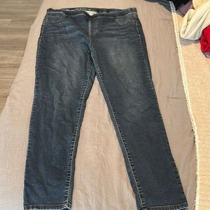 Avenue Dark Wash Jegging size 20 Tall